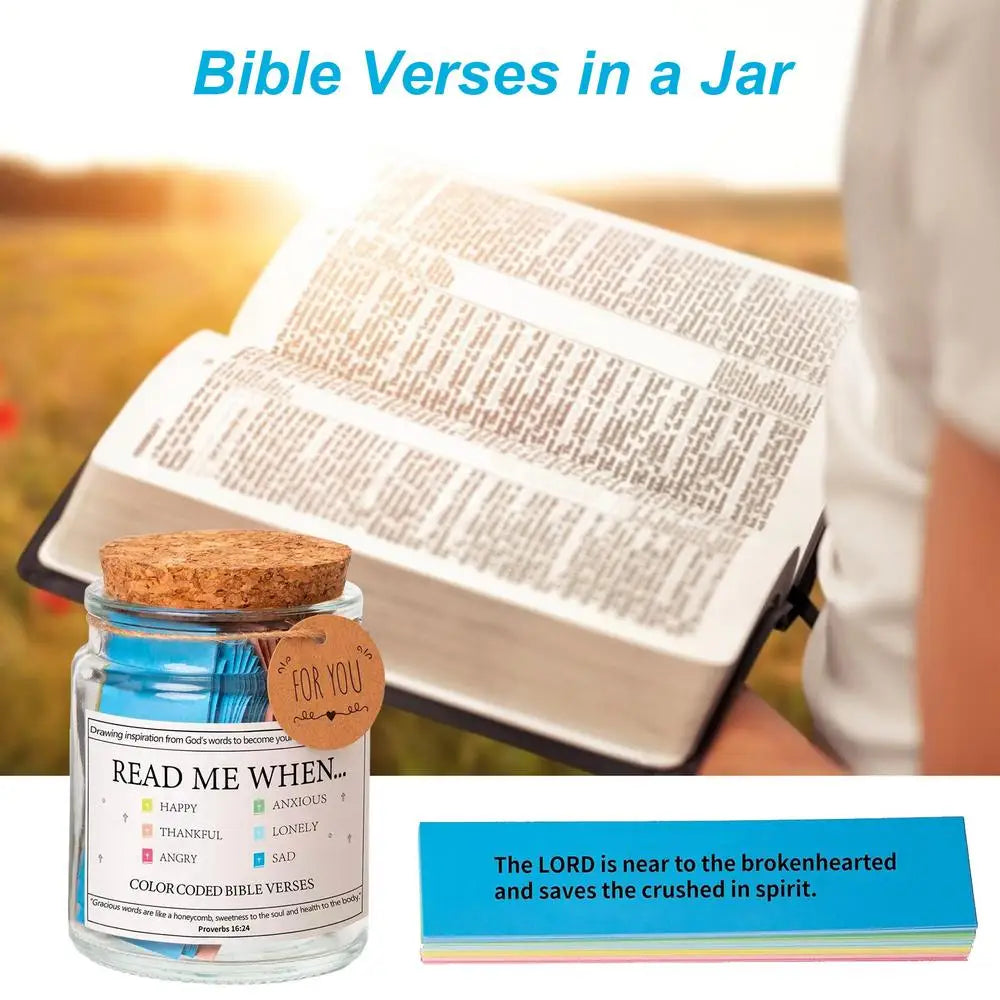 READ ME WHEN... ColorCode Bible Verses Jar